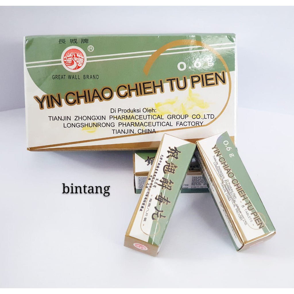 Eceran Yin Chiao Chieh Tu Pien Obat Plu Demam Shopee Indonesia