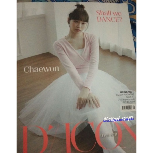 MAJALAH KIM CHAEWON IZONE DICON 2021