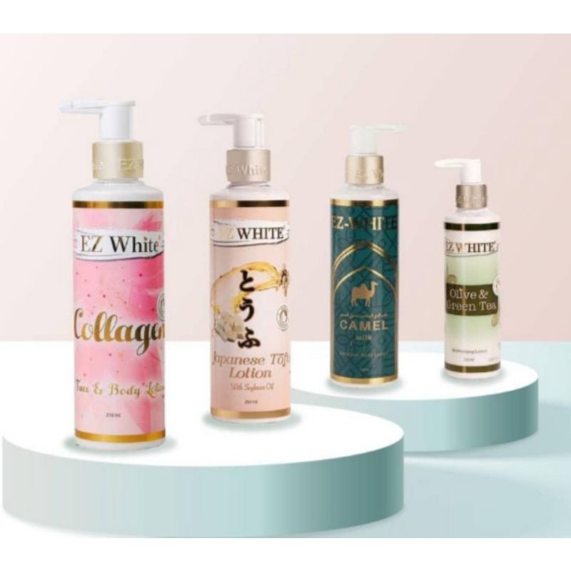 Ez white Hand body lotion olive grentea 250ml bpom - hbl pemutih ez white
