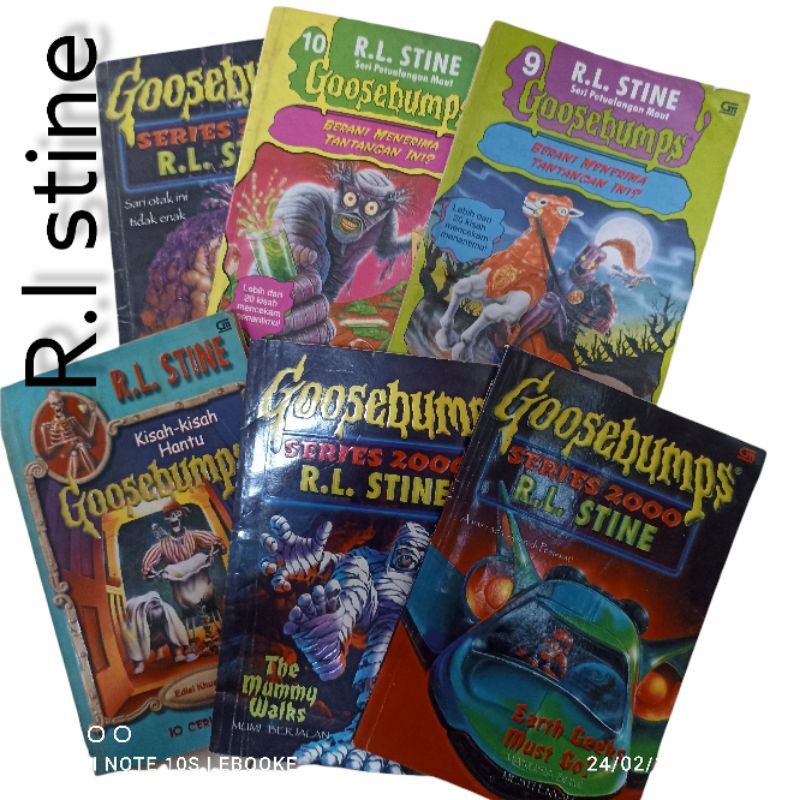 NOVEL MISTERI FEAR STREET GOOSEBUMPS RL STINE ANEKA JUDUL