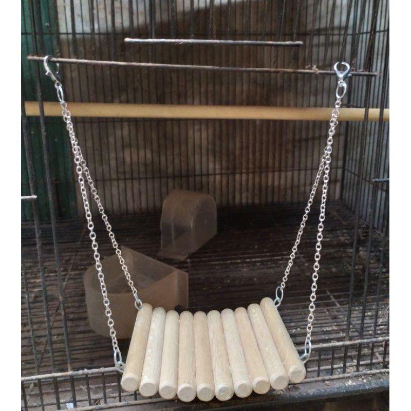 Ayunan mainan Burung Lovebird