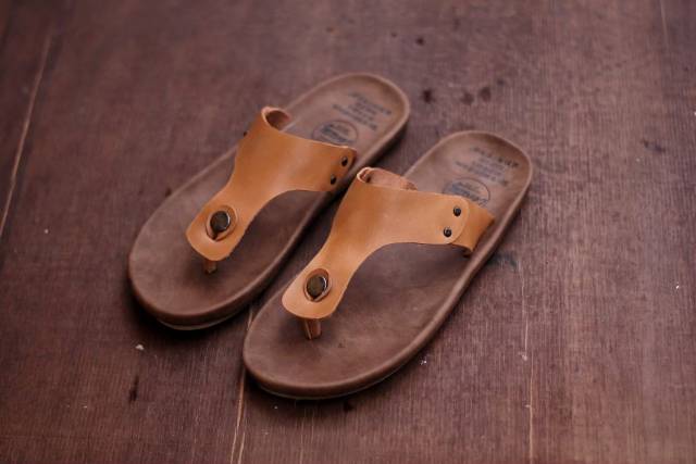 SANDAL KULIT PRIA CEVANY CLOVER BLACK BROWN TAN KULIT SAPI ASLI ORIGINAL HANDMADE