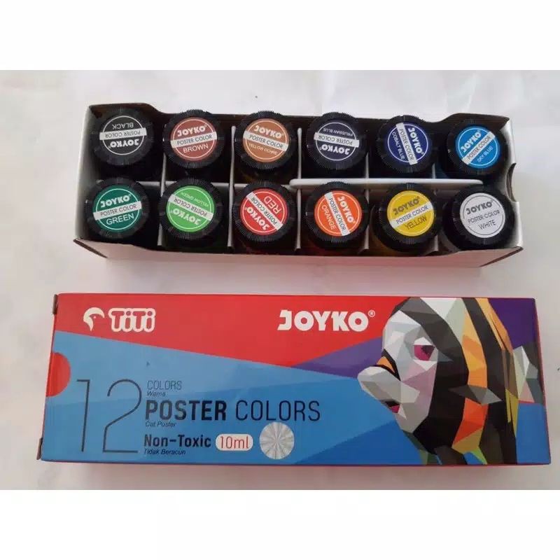 Cat Poster Color Joyko PC-10ML-12C/Cat Poster Joyko 12 Warna