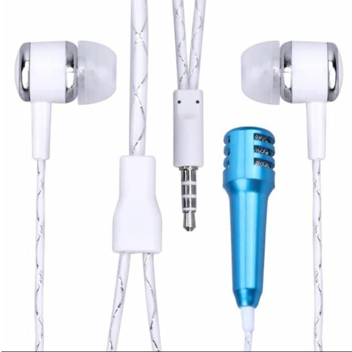 MIC MICROPHONE SMULE MINI &amp; HANDSFREE 2 IN 1 KARAOKE