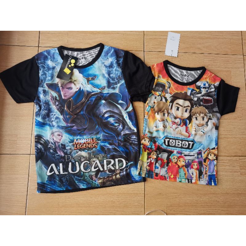 Kaos oblong print Thai anak 3-15  tahun