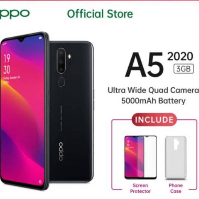OPPO A5 2020 RAM 3GB INTERNAL 32GB GARANSI RESMI