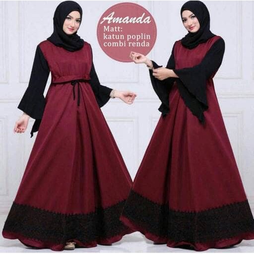 Ykb Maxy Amanda/maxi dress/dress muslim/baju muslim wanita grosiran