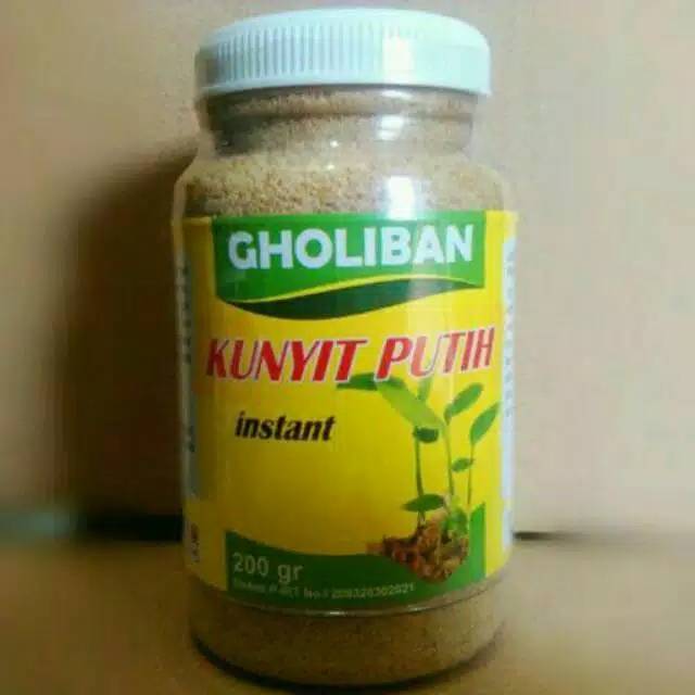 KUNYIT PUTIH INSTANT/ SEDUH GHOLIBAN 200Gr