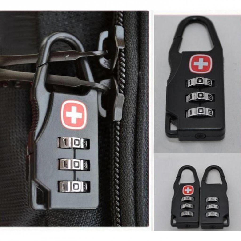 TaffGUARD Swiss Gembok Koper Kode Angka - 104