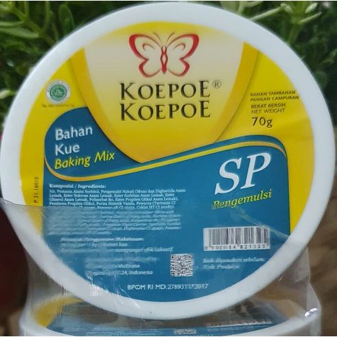 

d00gg Koepoe Koepoe Sp Pengemulsi Bahan Kue 70Gr Xz20X1Z11