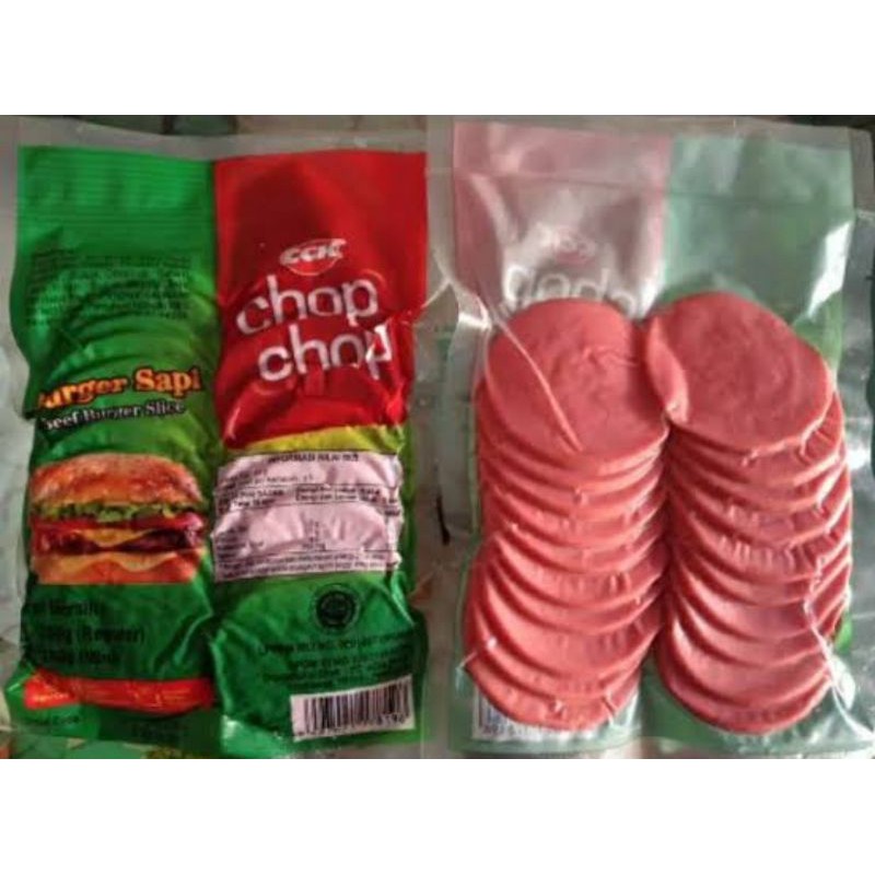 

Chop Chop Burger Sapi Mini 280gr (isi 20)