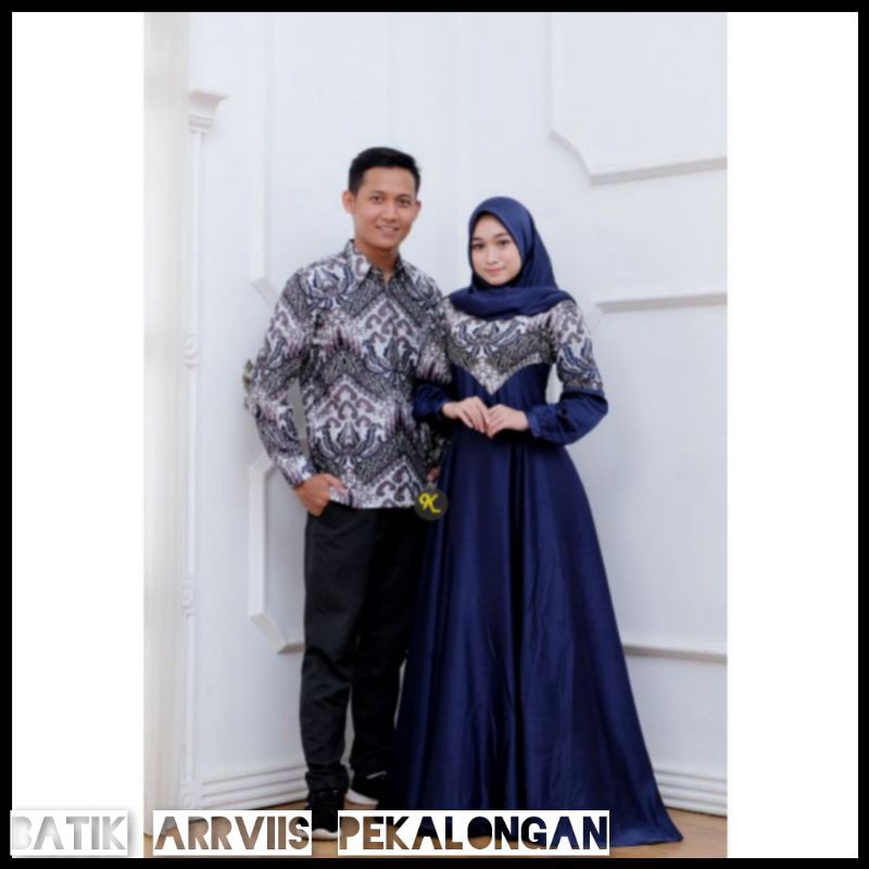 Maura Couple - Sania Ruffle Batik Couple Ori Ndoro Jowi Dnt Garansi Termurah