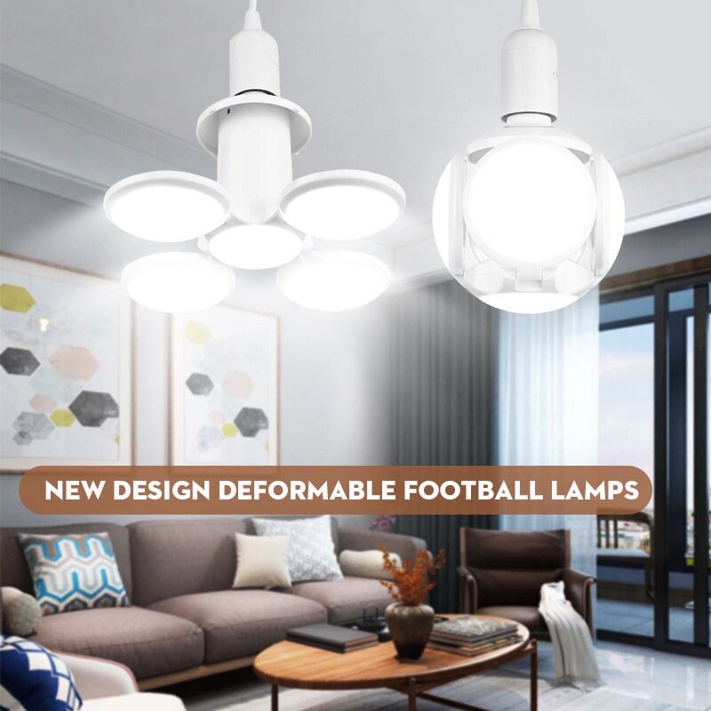 ZILLO Lampu LED 40 Watt Model Football Ufo Lamp 40Watt Bohlam Lampu LED 5in1 Lampu Bulat