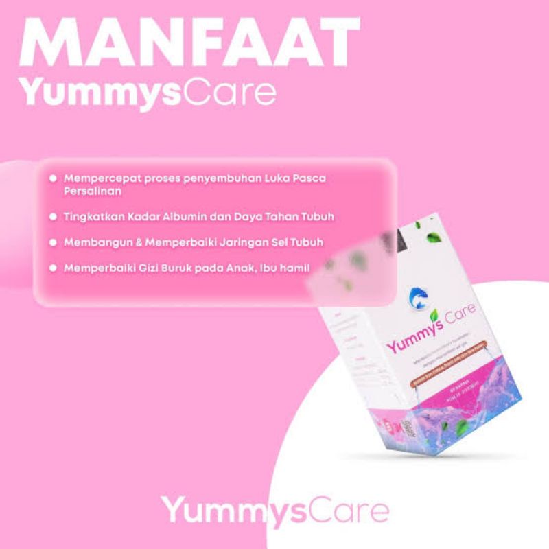 YUMMYS CARE kapsul extrak ikan gabus dengan royal jelly/be polen