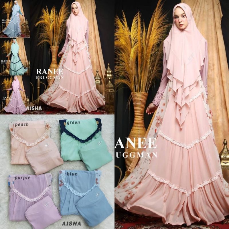 RESTOCK Aisha syari ori by Ranee Bruggman