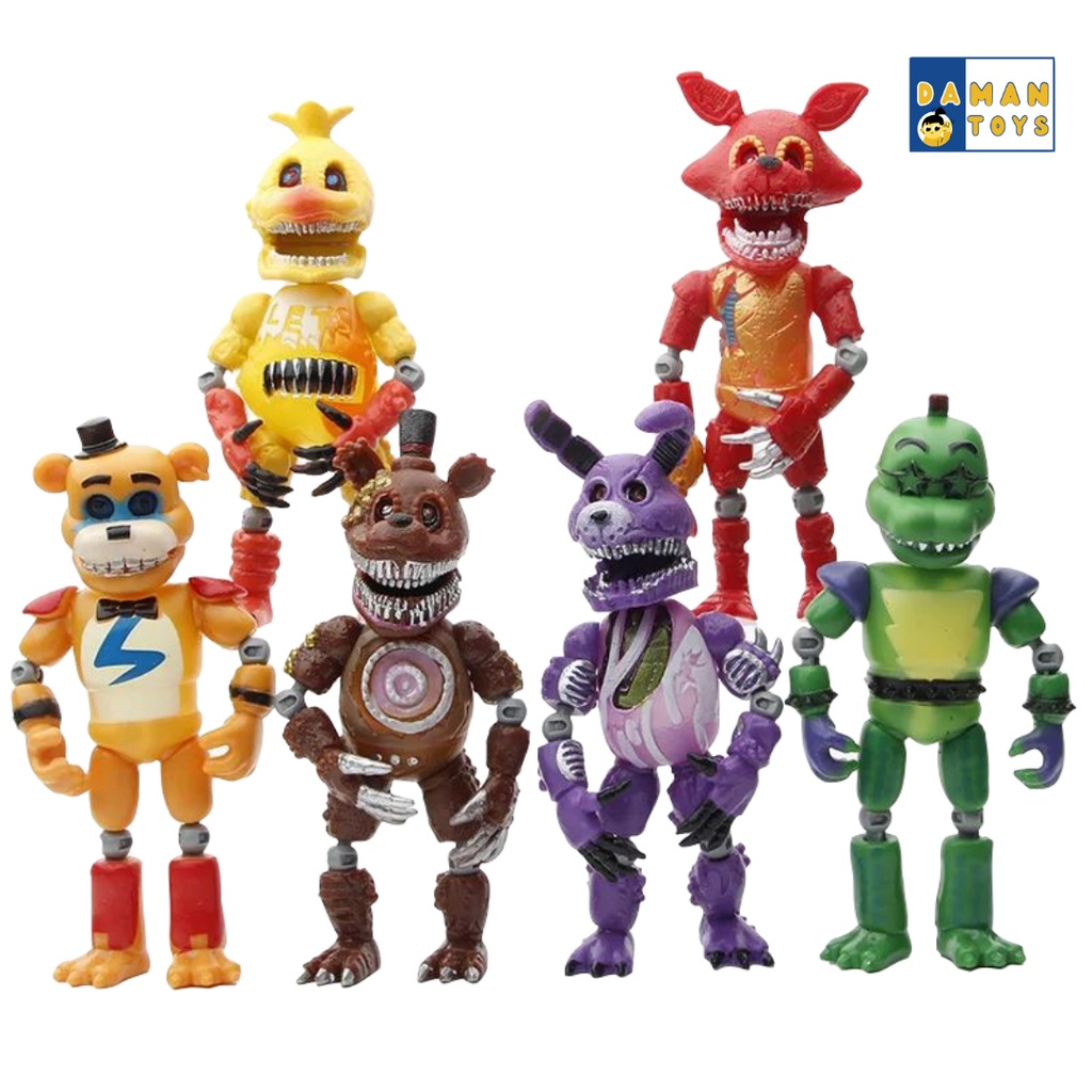DToys Action Figure FNAF Five Night At Freddy Fazbear Bonie Foxy