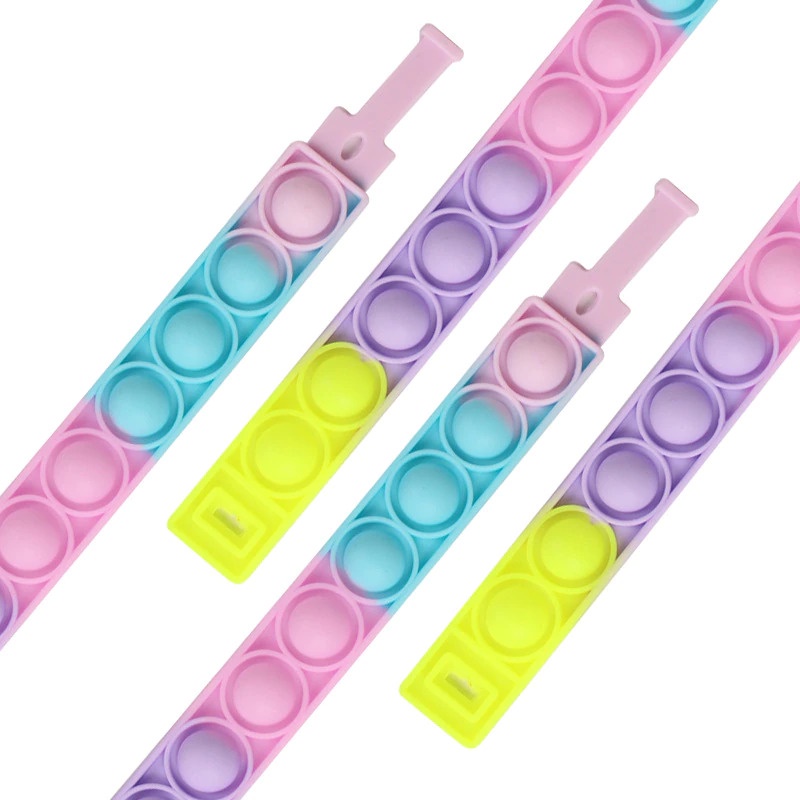 Mainan Anak Push Pop It Bubble Sensory Children Toy Model Gelang