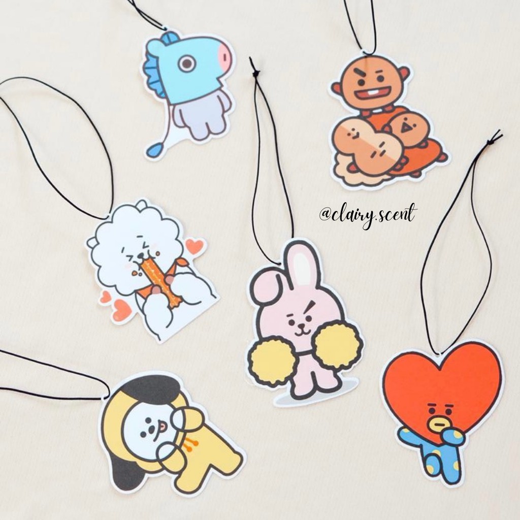 CUSTOM AIR FRESHENER / CUSTOM PENGHARUM RUANGAN/KAMAR/MOBIL - BT21 SERIES