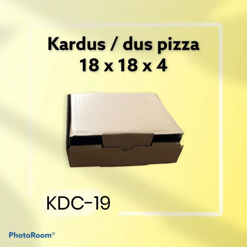 

Kardus / Duz pizza / Box diecut 18x18x4