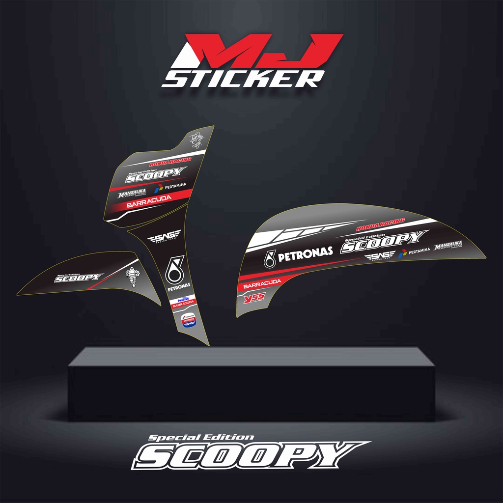 Striping Scoopy 2017-2020 Motif Petronas SRT