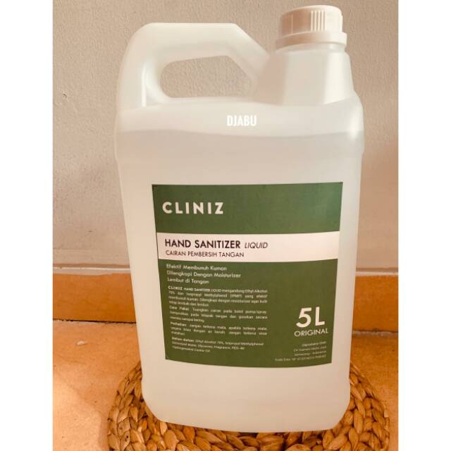 HAND SANITIZER LIQUID KEMASAN JERIGEN 5 LITER