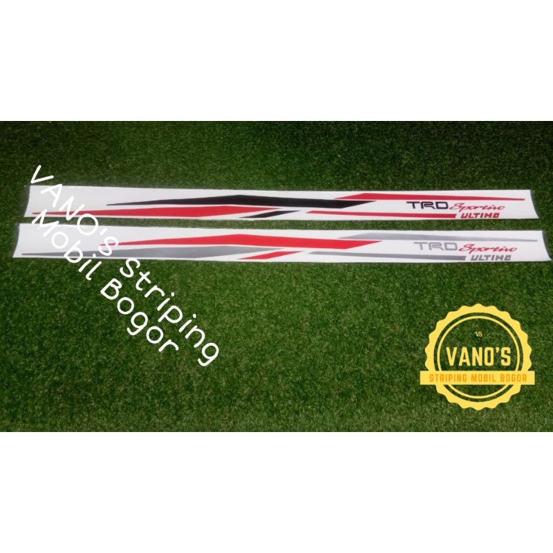 Stiker mobil bodiy samping rush trd sportivo thn 2008 _ 2017