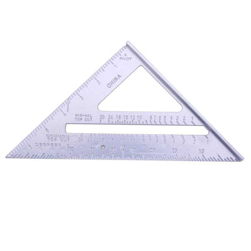 TD - CEA Taffware Penggaris Siku Mistar Triangle Ruler Aluminium - VK18