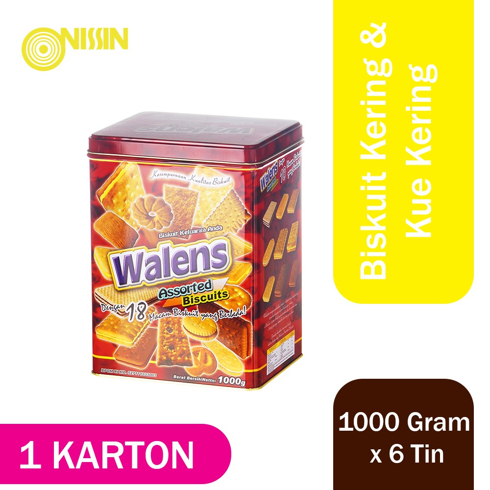 

Walens Assorted Biscuit 1000 gr 1 Karton