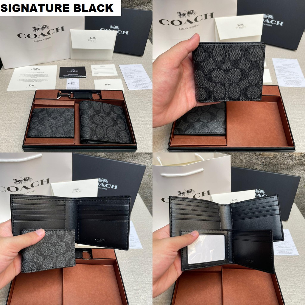 Dompet Coach Signature 100% ORIGINAL / Coach Wallet Original Dompet Pria Kulit Dompet Lipat