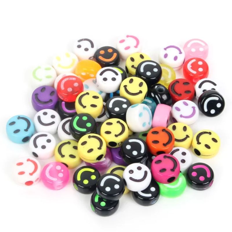 Manik SMILE Beads Parel Mote Monte Senyum