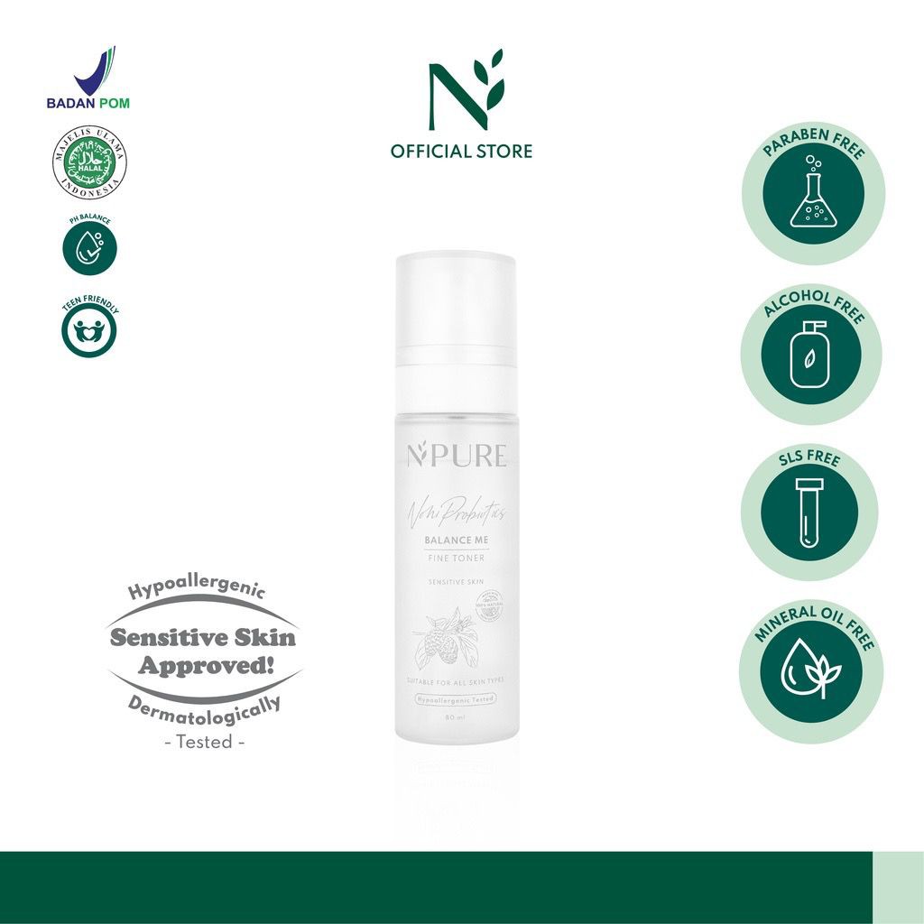 BPOM Npure Noni Probiotics &quot;Balance Me&quot; Fine Toner Wajah Balance Me