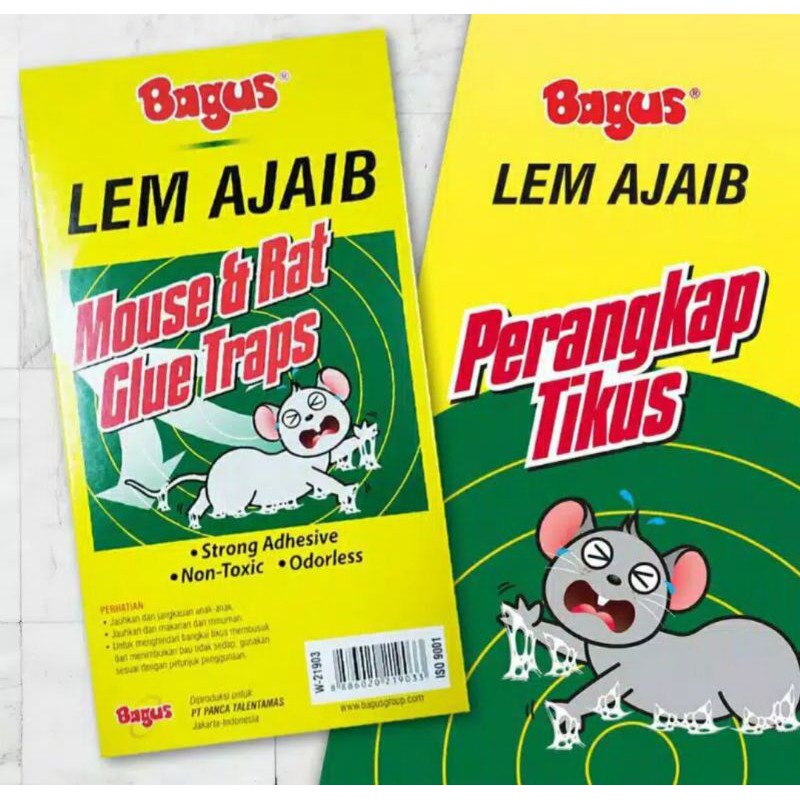 Perangkap Tikus Lem Tikus Cap Gajah Papan