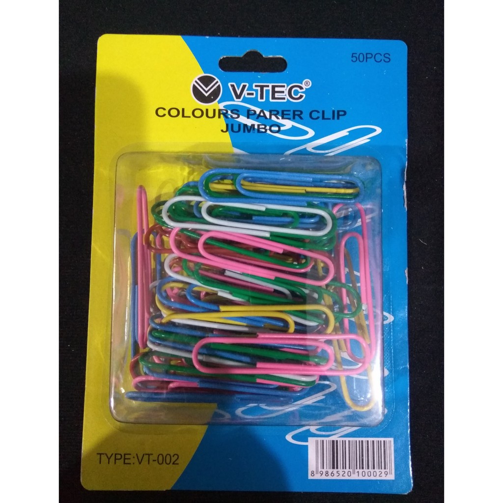 

Colours Paper Clip Jumbo V-TEC