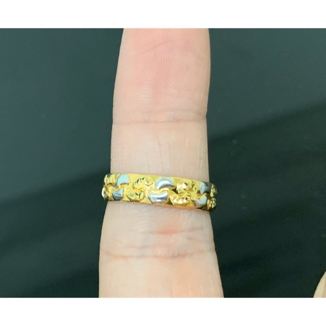 Cincin rantai emas asli kadar 375