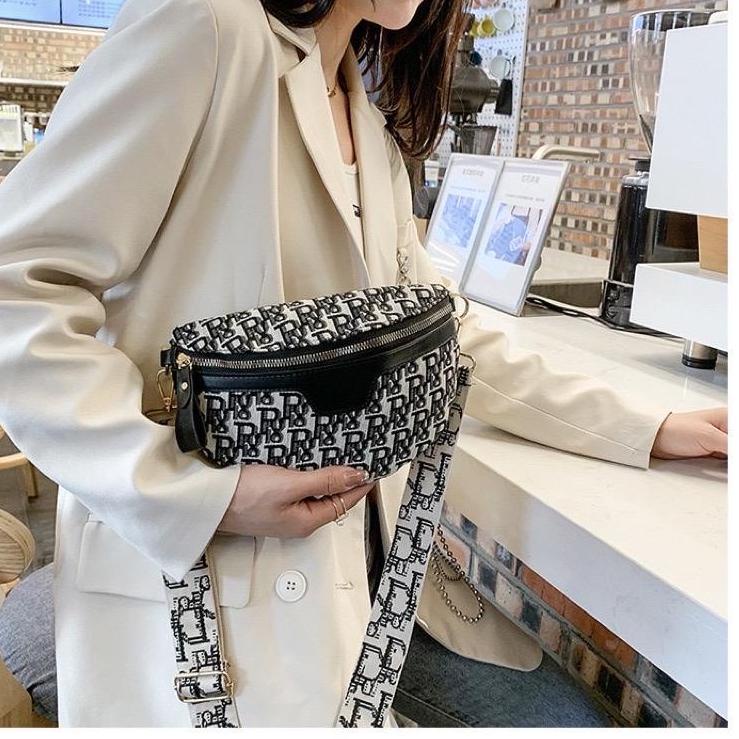 Recomended.. Tas MB99 waistbag DR bahu tas Korea Fashion bahan kanvas dior