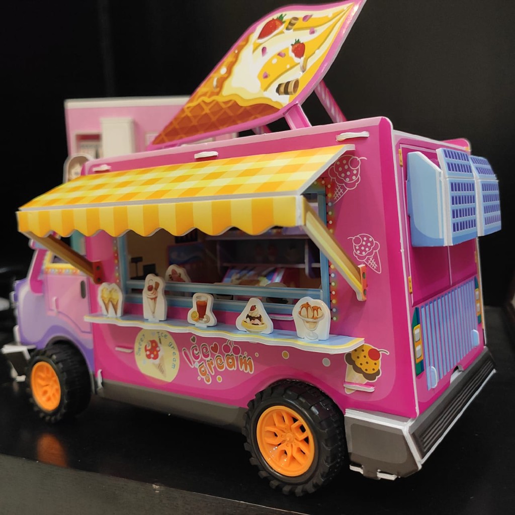 [ORGM] *Natal* Mainan Edukasi Puzzle 3D Food Truck Xmas Train