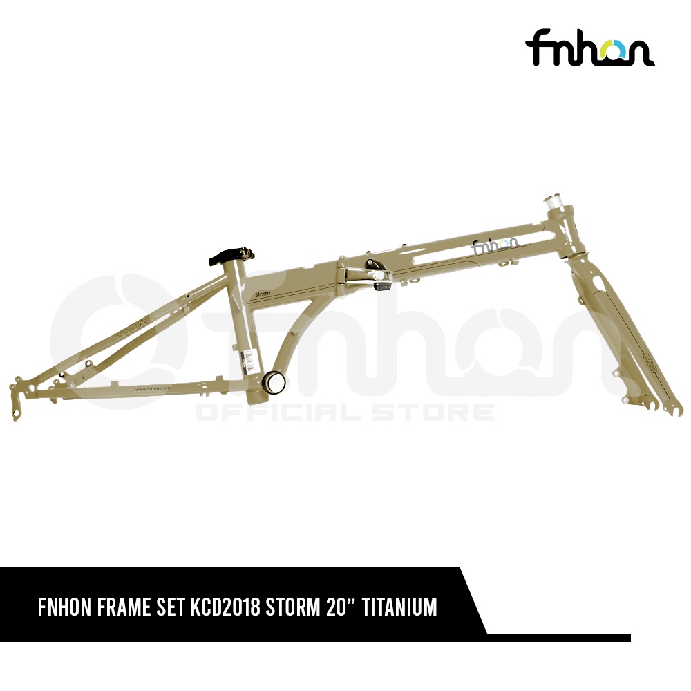 FNHON FRAME SET KCD2018 STORM 20" DISCBRAKE FREE HANDLEPOST