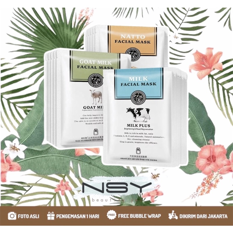 Rorec Natto Goat Milk FACE MASK Sheet Original