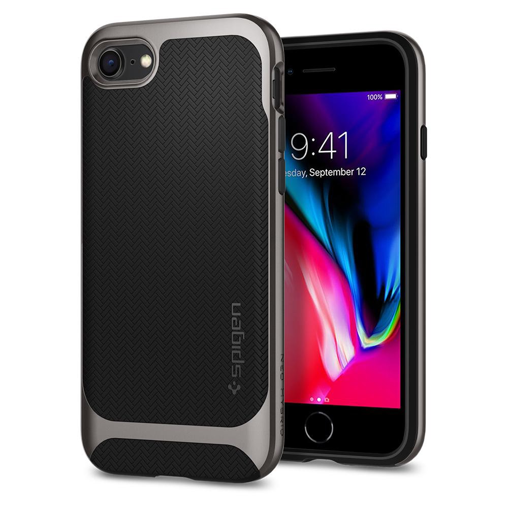 

Case iPhone SE 2020 / 8 / 7 Spigen Neo Hybrid Herringbone Dual Layer Frame Two Tone Color Casing