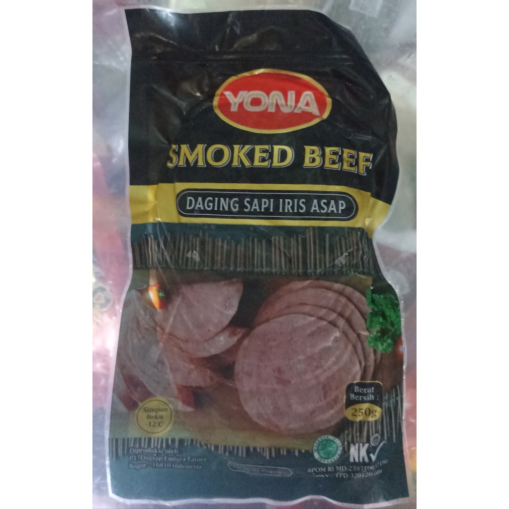 

Yona Smoked Beef Sapi isi 10pcs