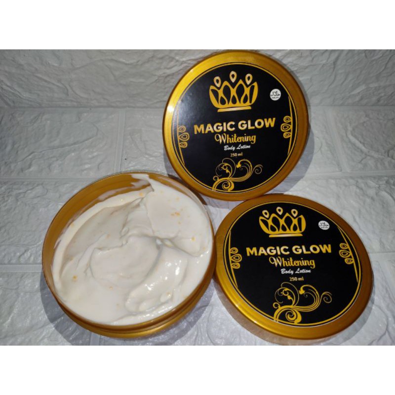MAGIC GLOW WHITENING LOTION ORIGINAL PEMUTIH KULIT AMPUH CEPAT AMAN BPOM HALAL ZAMZAM & CREAM NRL