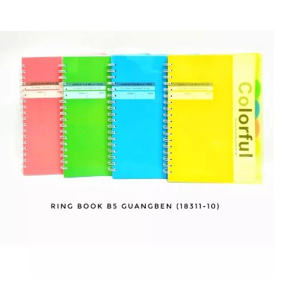 

[F1919) BUKU TULIS B5 RING BOOK BUKU SPIRAL INDEX NOTEPAD BUKU NOTEBOOK