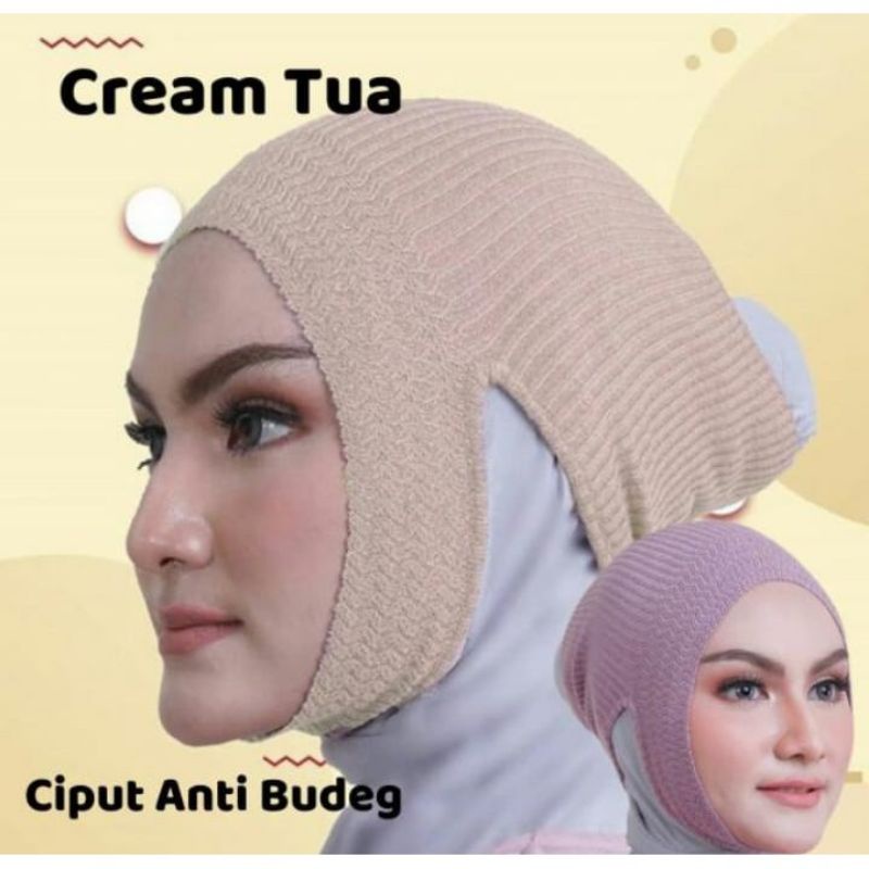 PROMO HARI INI!! - TERMURAH!! CIPUT RAJUT ANTI PUSING SALUR - DALAMAN RAJUT - BANDANA ANTI BUDEG