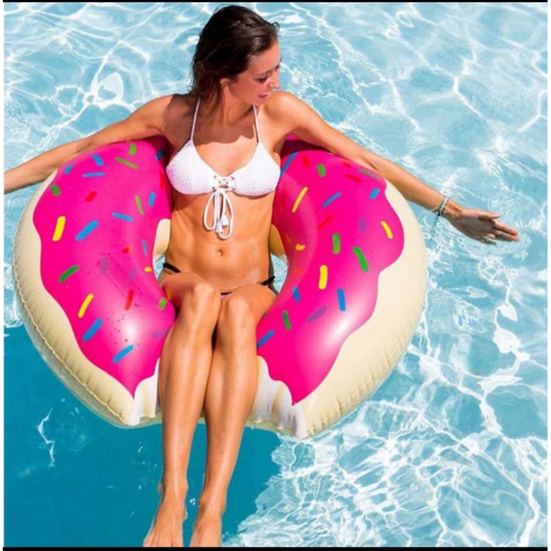 pelampung renang donat ban renang donat ukuran 80cm