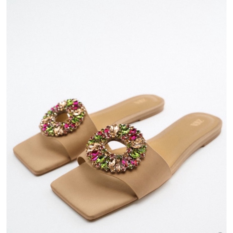 SANDAL WANITA FLAT ZS466 SENDAL PREMIUM IMPORT