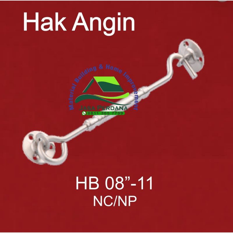 ELT Hak Angin Jendela HB 8 Inch-11 NP