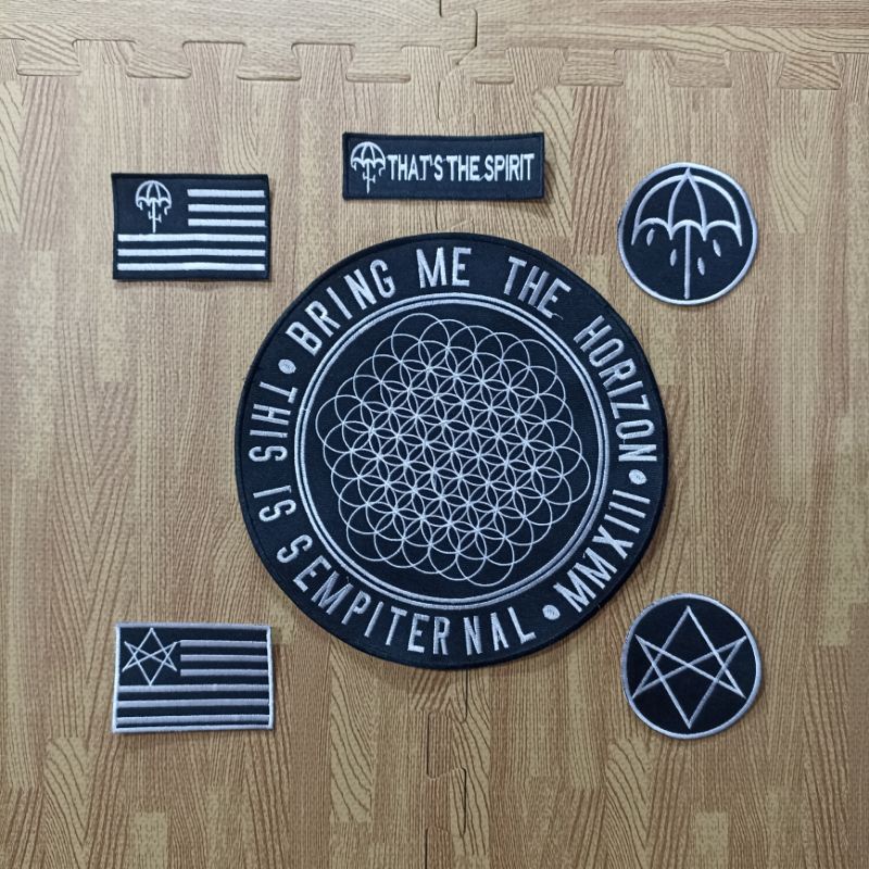 BACKPATCH EMBLEM BMTH BIG SIZE SATU SET BEST QUALITY