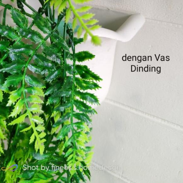 ➹ DAUN JUNTAI BAHAN PLASTIK - daun kemuning julur artificial home decor daun kwaci kecil grosir mura