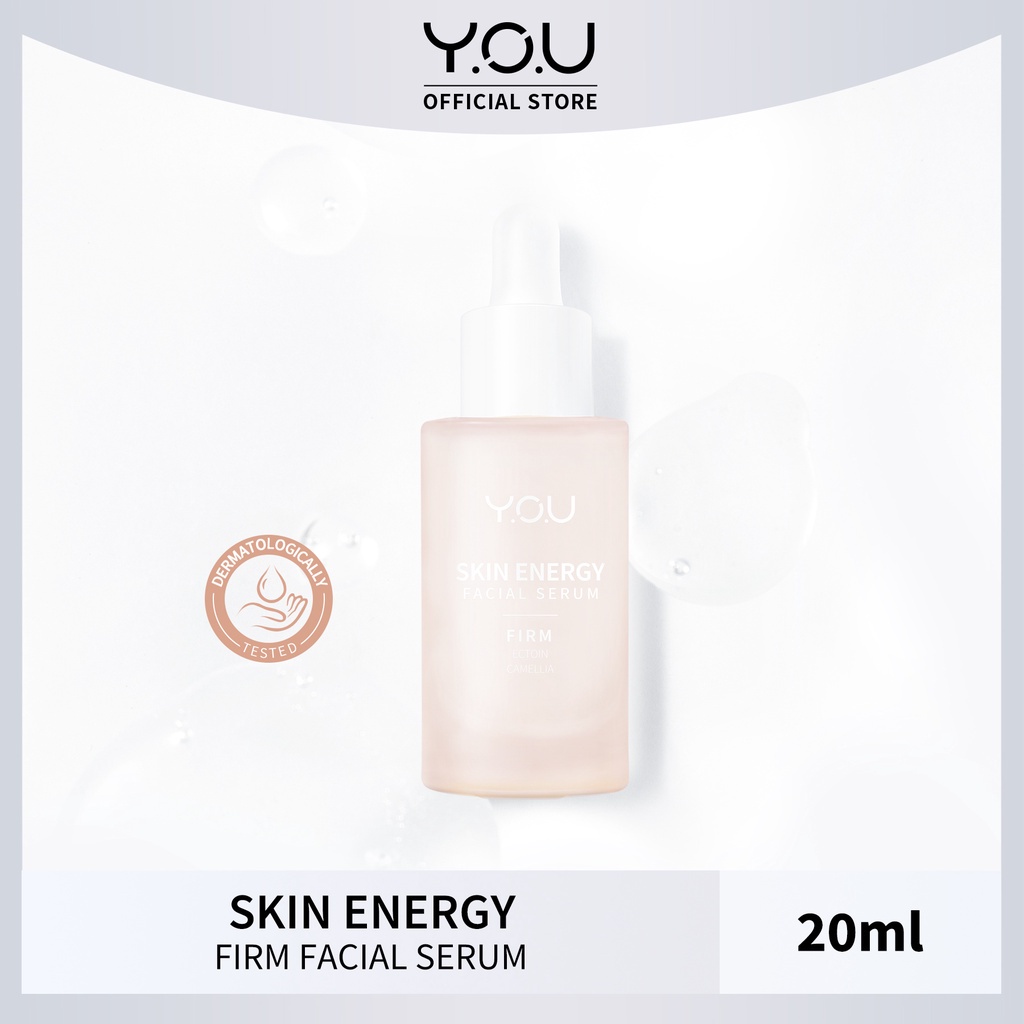 YOU Skin Energy Facial Serum Balance/Firm/Soothe/Hydrate/Brighten - Serum Wajah Original BPOM