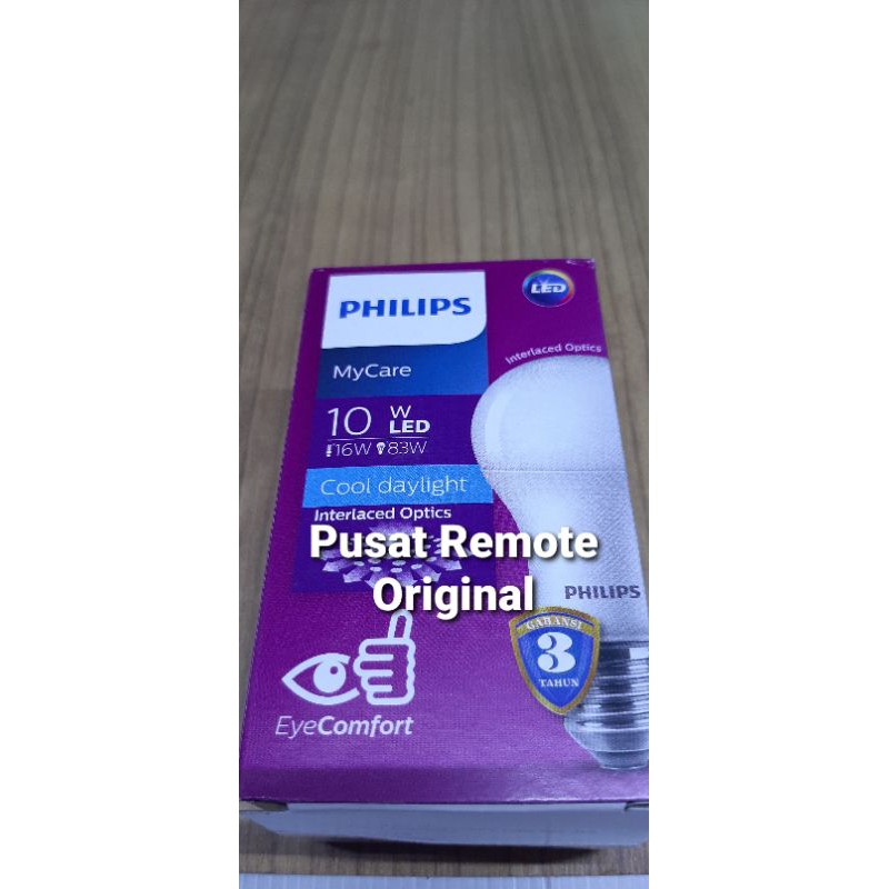 BOHLAM LAMPU LED PHILIPS 10W 10 WATT MY CARE ORIGINAL ASLI